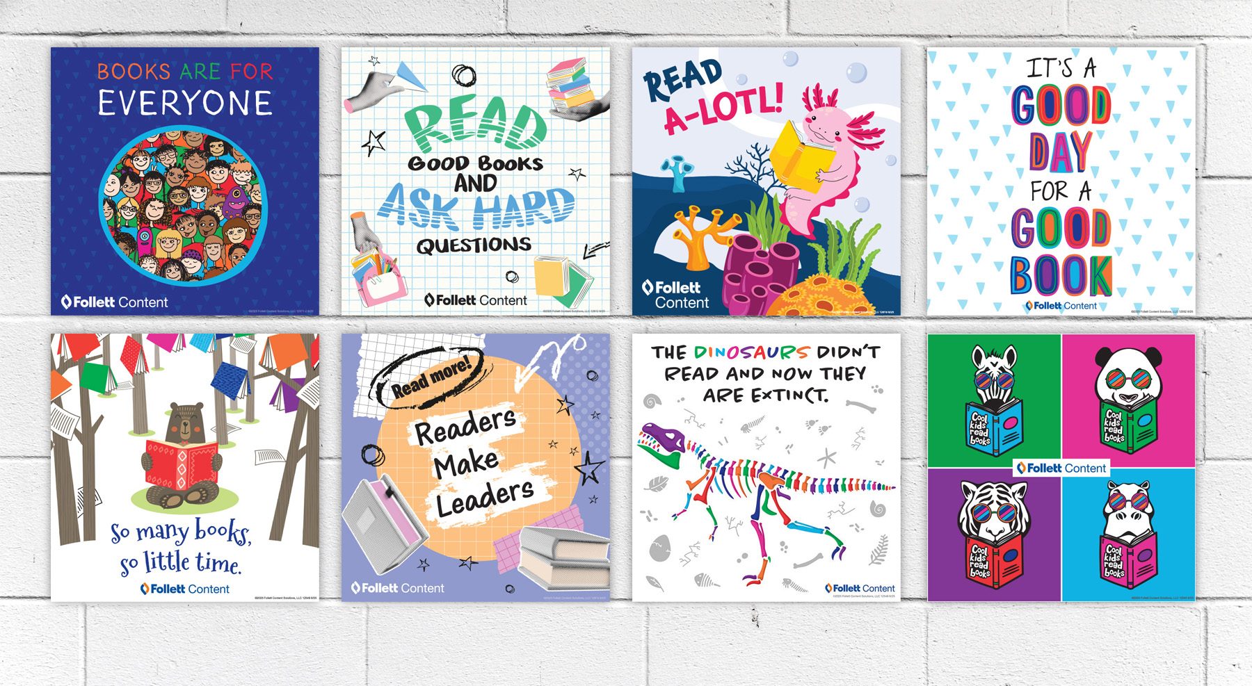 Free Printable Literacy Posters for Librarians and Teachers